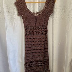 Boho bling fitted dress